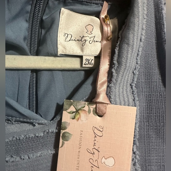 -SOLD- Dainty Jewels- Manchester Mornings Dress for Girls💙 - Picture 3 of 7